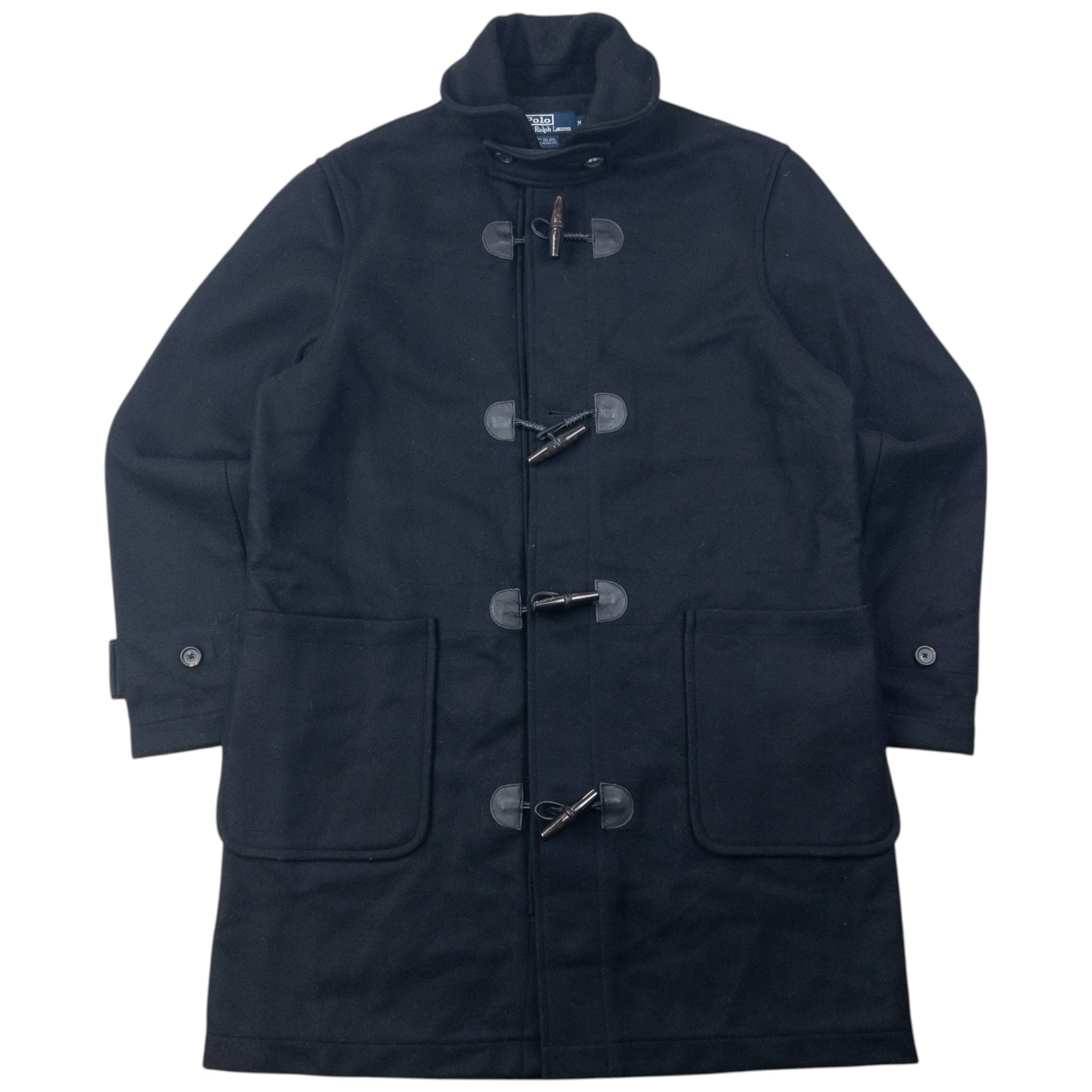 Vintage 90s Polo Ralph Lauren Wool Duffle Jacket Size M – Known Source