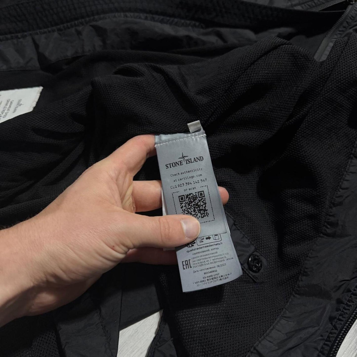Stone Island Garment Dyed Crinkle Reps Jacket | XL, Black