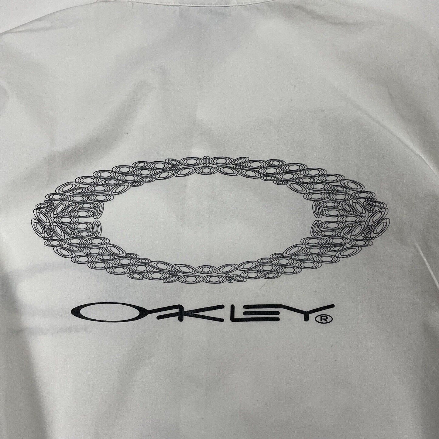 Vintage Oakley Software Button Shirt Short Sleeve, Size Medium | Oakley, White