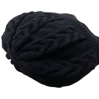 Vintage 2000s Gucci Wool Knit Beanie Hat Size L | Large, Black