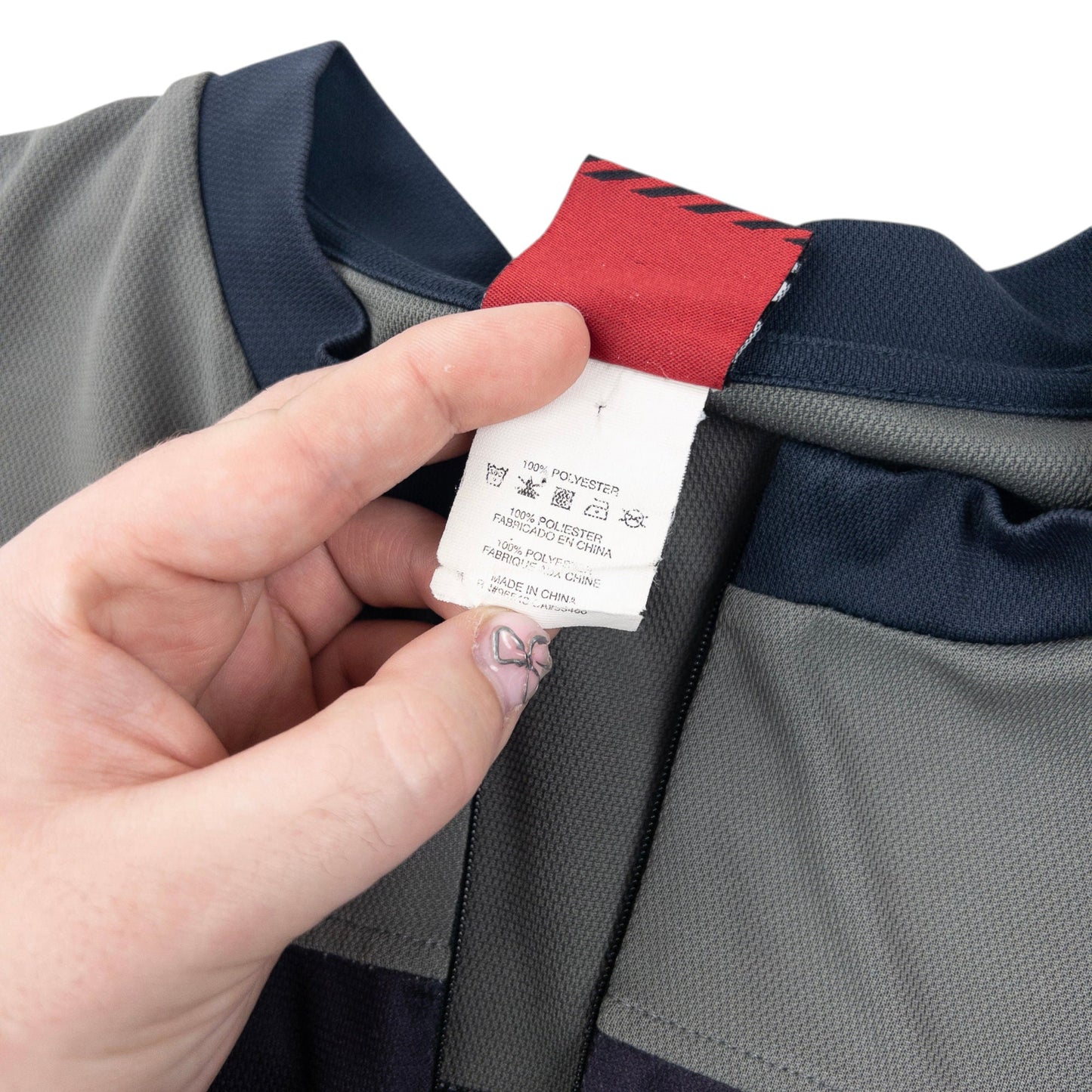 Vintage 90s Oakley Q Zip Cycling T Shirt Size M | Medium, Grey