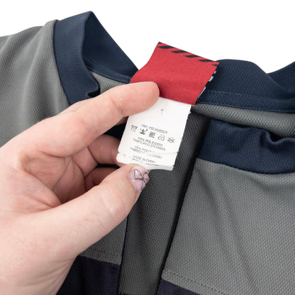 Vintage 90s Oakley Q Zip Cycling T Shirt Size M | Medium, Grey