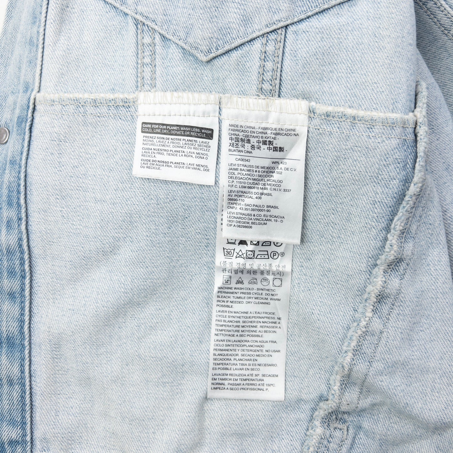 Vintage 2000s Levi's Silver Tab Button Up Denim Jacket Size XL | XL, Blue