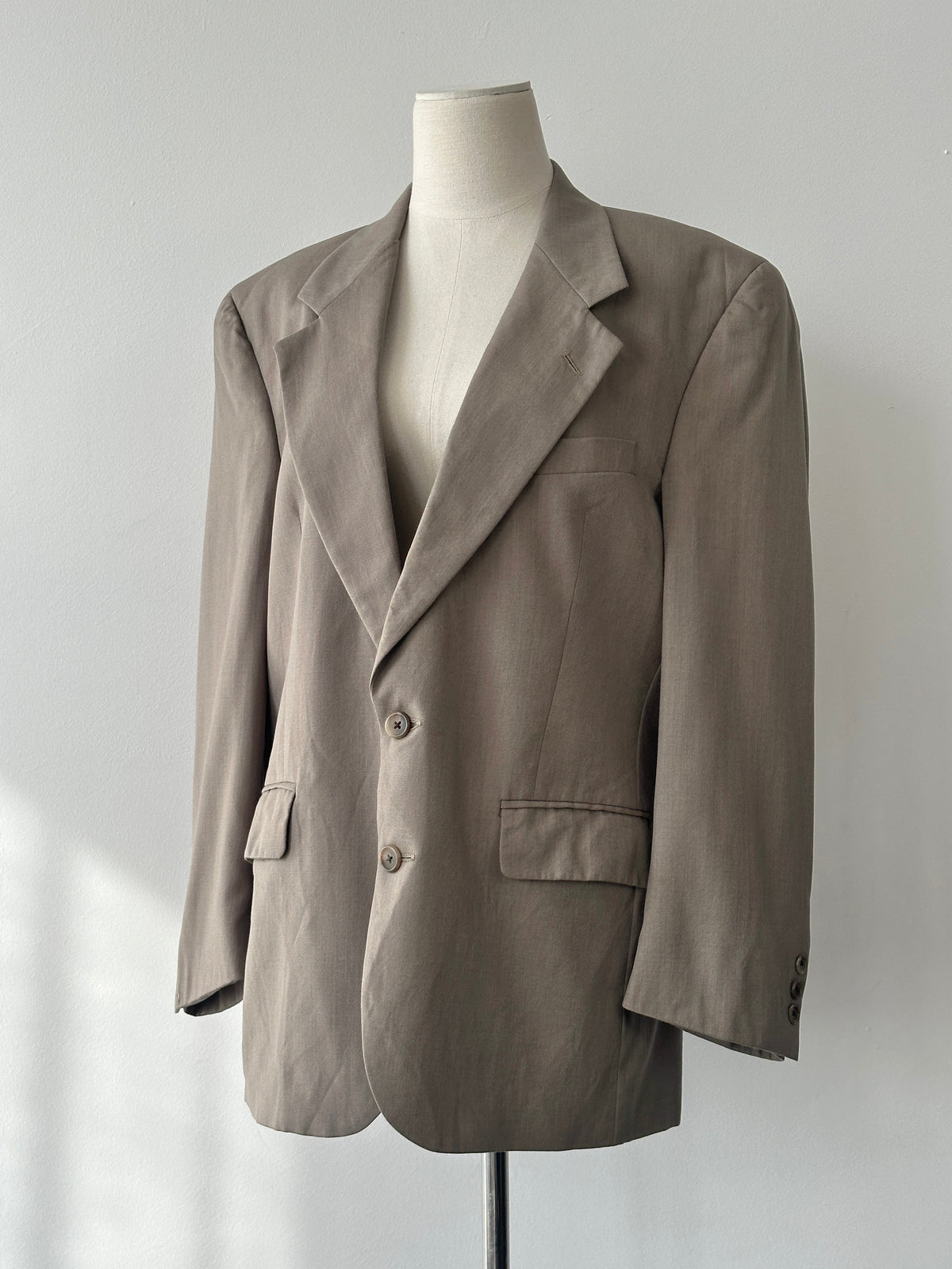Christian Dior 1990s Pure Wool Single Breasted Blazer - L