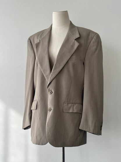 Christian Dior 1990s Pure Wool Single Breasted Blazer - L
