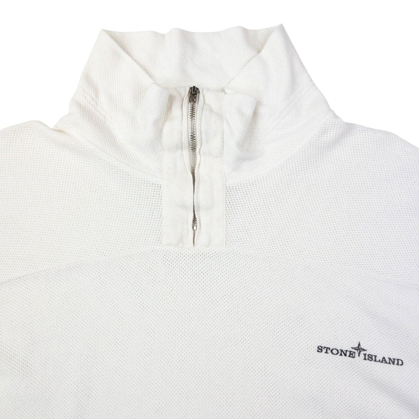 Vintage Stone Island Q Zip Jumper Size L