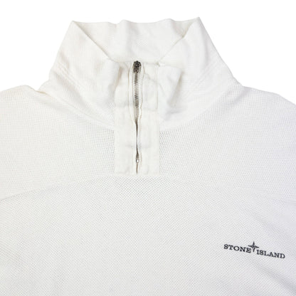Vintage Stone Island Q Zip Jumper Size L