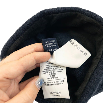 Vintage 2000s Arcteryx Embroidered Wool Beanie Hat | O/S, Navy