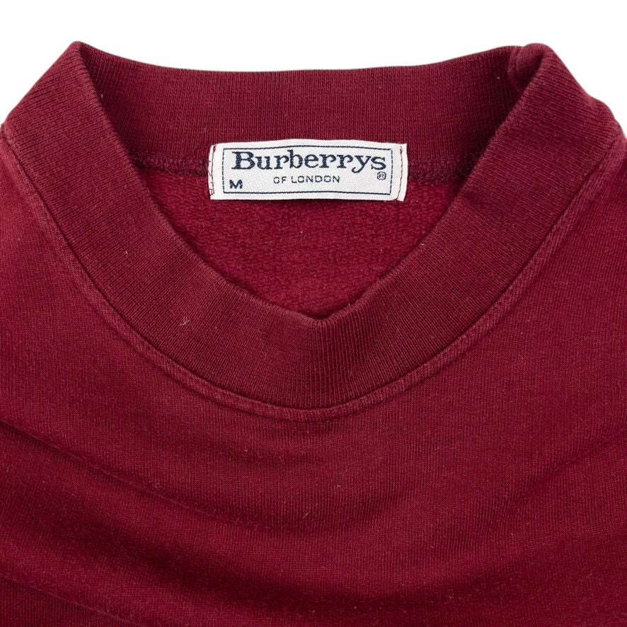 Vintage Burberry Embroidered Sweatshirt Size S
