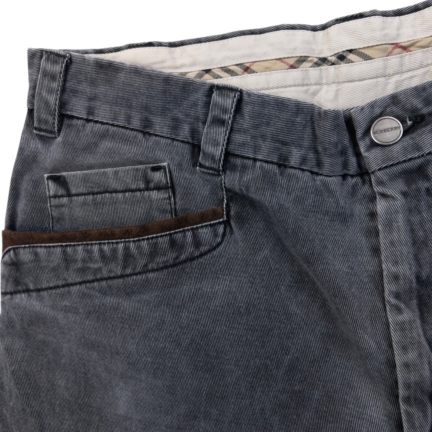 Vintage 2000s Burberry Trousers Size W32 | W32, Grey