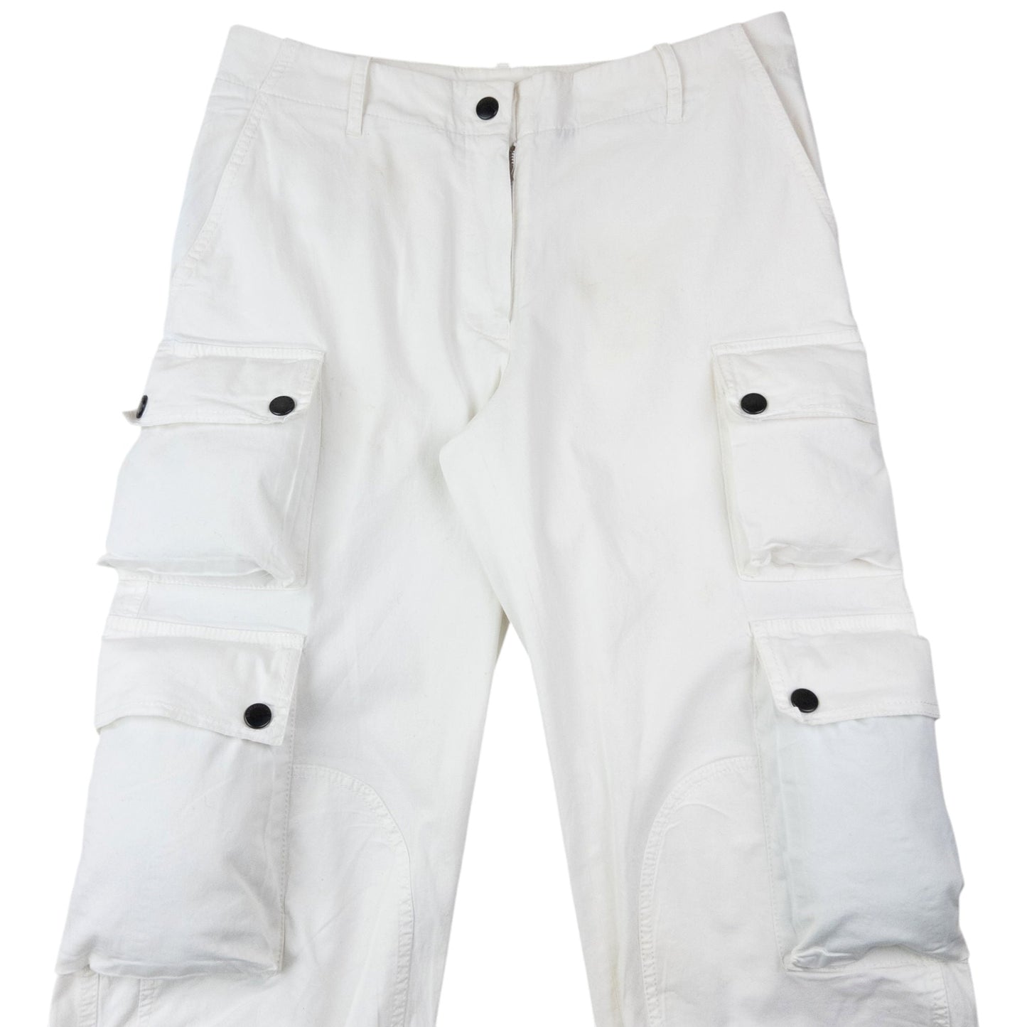 Vintage 2000s Burberry Cargo Trousers Size W29 | W29, White