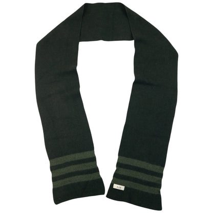 Vintage 90s Yohji Yamamoto A.A.R Long Wool Knit Scarf | O/S, Green