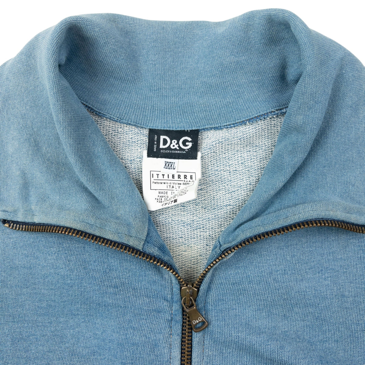 Vintage 2000s Dolce & Gabbana Forever Funky Zip Up Denim 