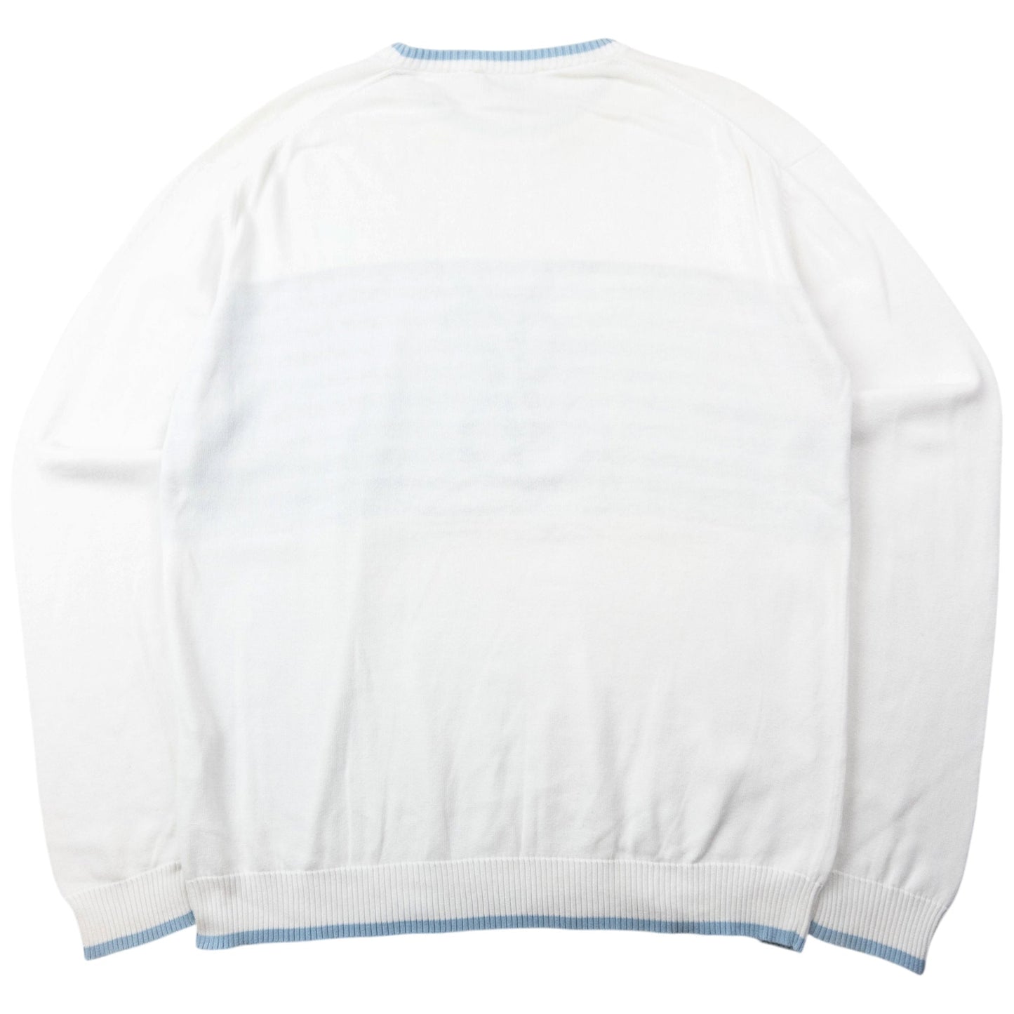 Vintage 2000s YSL Yves Saint Laurent Striped Jumper Size M | Medium, Blue