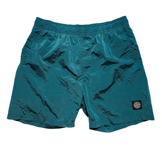 Stone Island Nylon Metal Swim Shorts | Large, Teal