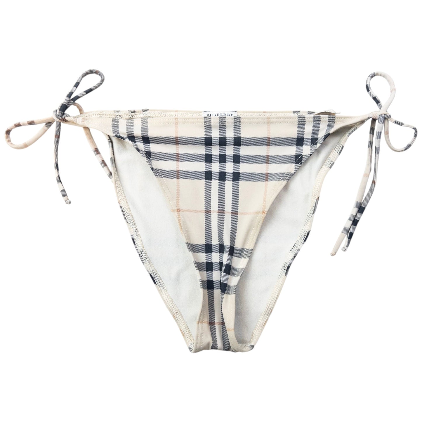 Vintage 2000s Burberry Nova Check Bikini Set Womens Size L | O/S, Tan