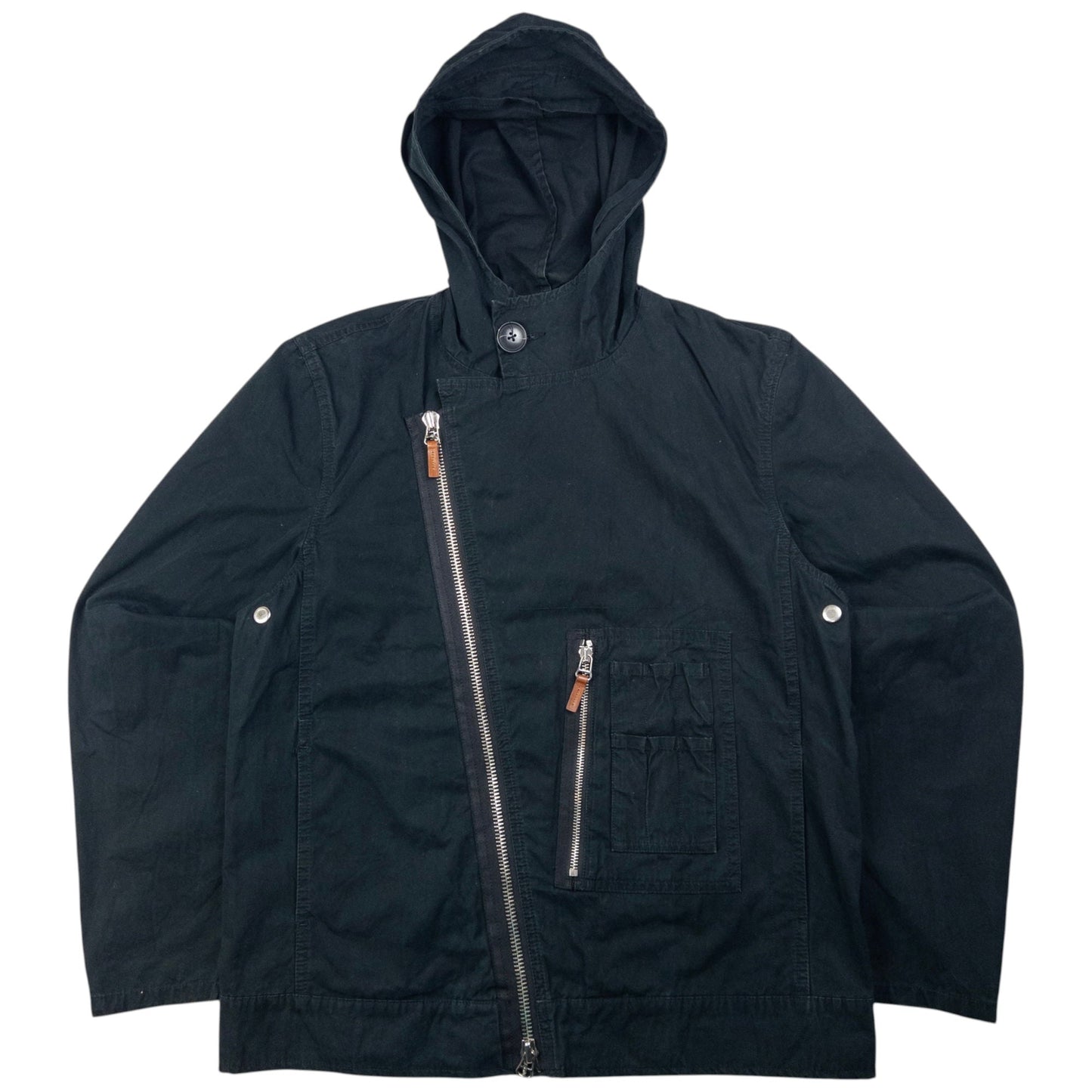 Vintage Polo Ralph Lauren Asymmetric Zip Up Jacket Womens Size S