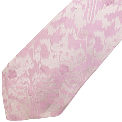 Vintage 90s Gianni Versace Pattern Silk Tie | O/S, Pink