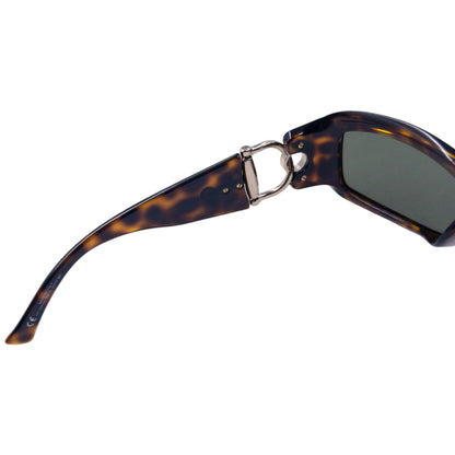 Vintage Gucci Horse Bit Tortoise Shell Sunglasses
