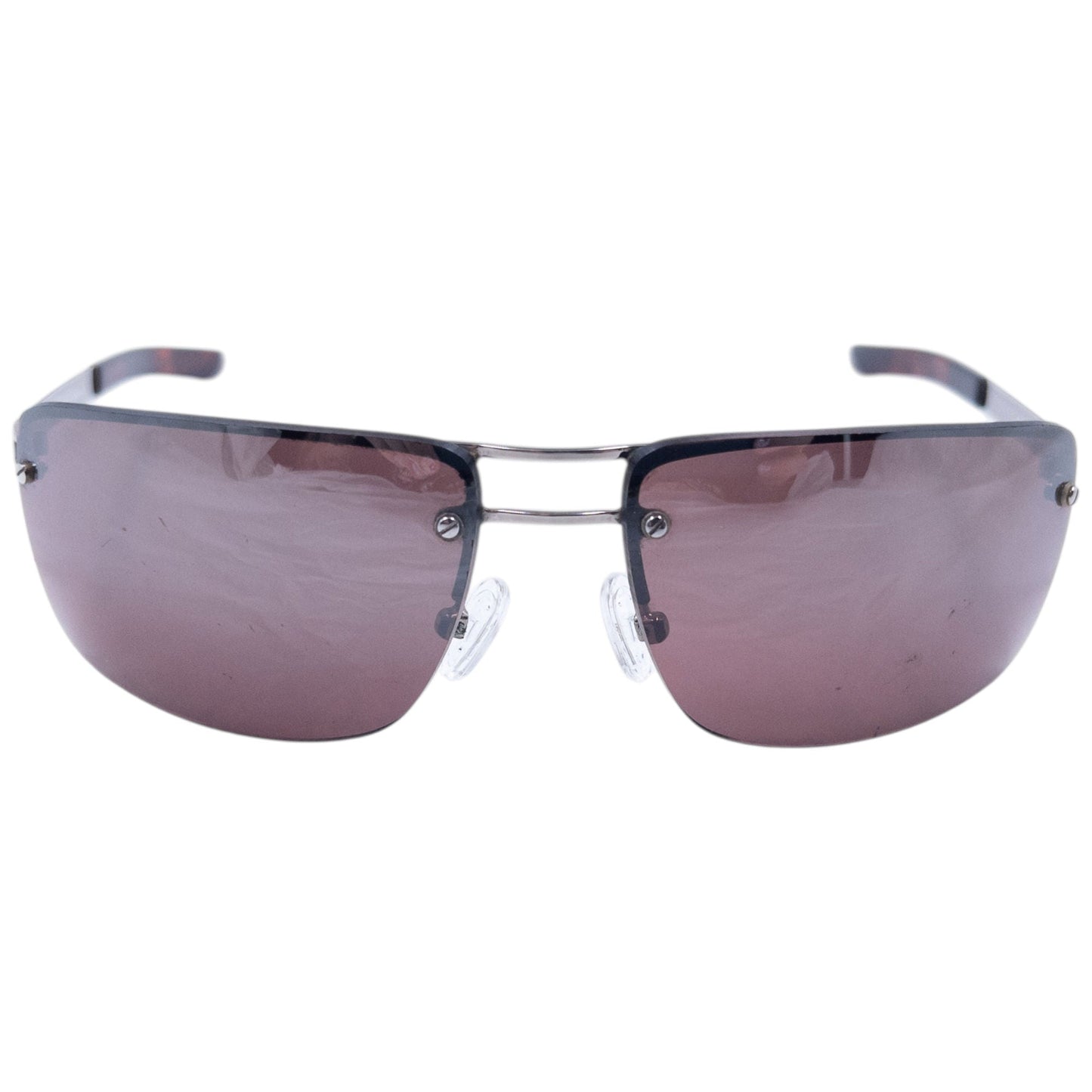 Vintage 2000s Burberry Rimless Sunglasses | O/S, Brown