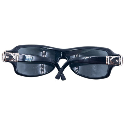 Vintage 2000s Gucci Buckle Sunglasses | O/S, Black