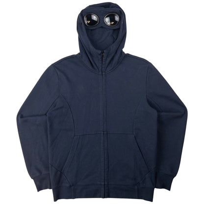 Vintage CP Company Goggle Hood Zip Up Hoodie Size M | Medium, Navy
