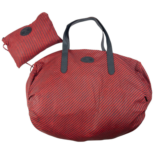 Vintage Gucci Striped Shoulder Bag & Matching Pouch