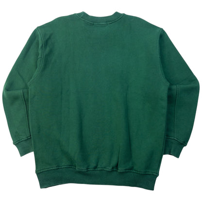Vintage 80s YSL Yves Saint Laurent Embroidered Sweatshirt Size S | Small, Green