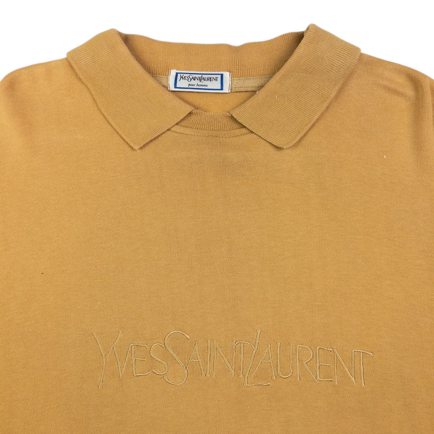 Vintage YSL Yves Saint Laurent Polo Sweatshirt Size L