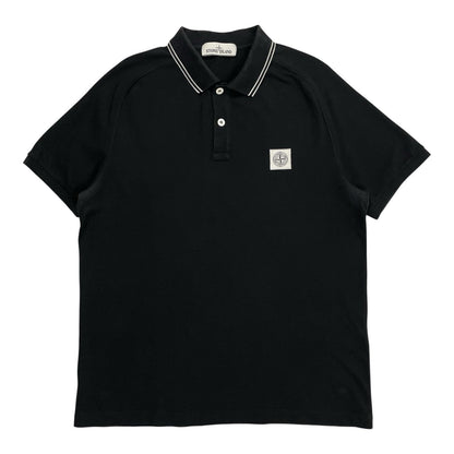 Stone Island Polo Shirt, Size XL | Stone island, Black