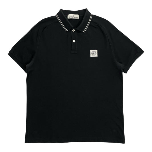 Stone Island Polo Shirt, Size XL | Stone island, Black