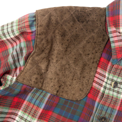 Vintage 90s Polo Ralph Lauren Checkered Long Sleeve Shooting Shirt Size S | Small, Red