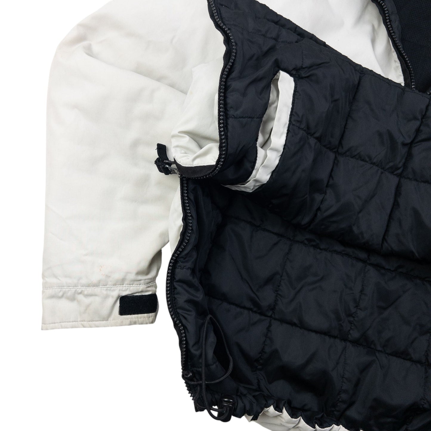 Vintage YSL Yves Saint Laurent Q Zip Padded Jacket Size M