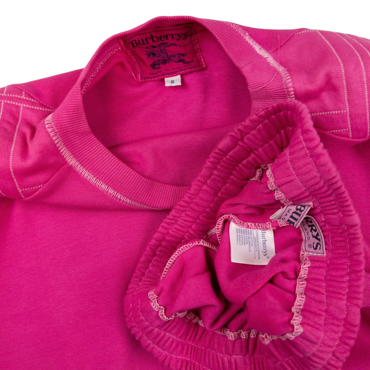 Vintage Burberry Sweatshirt & Joggers Matching Set Womens Size M