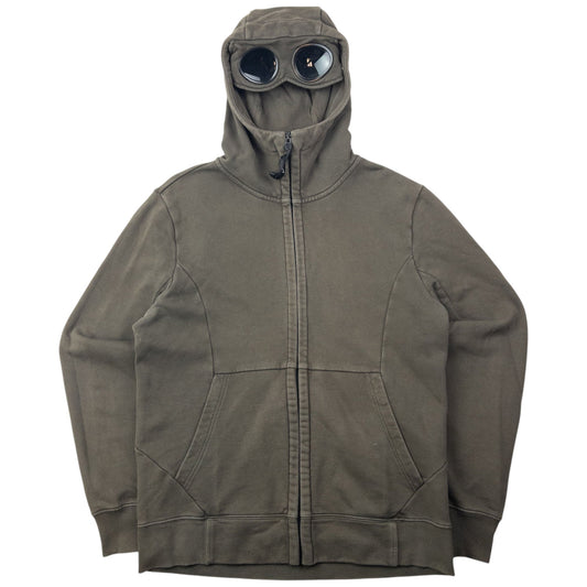 Vintage 2000s CP Company Goggle Hood Zip Up Hoodie Size M | Medium, Green