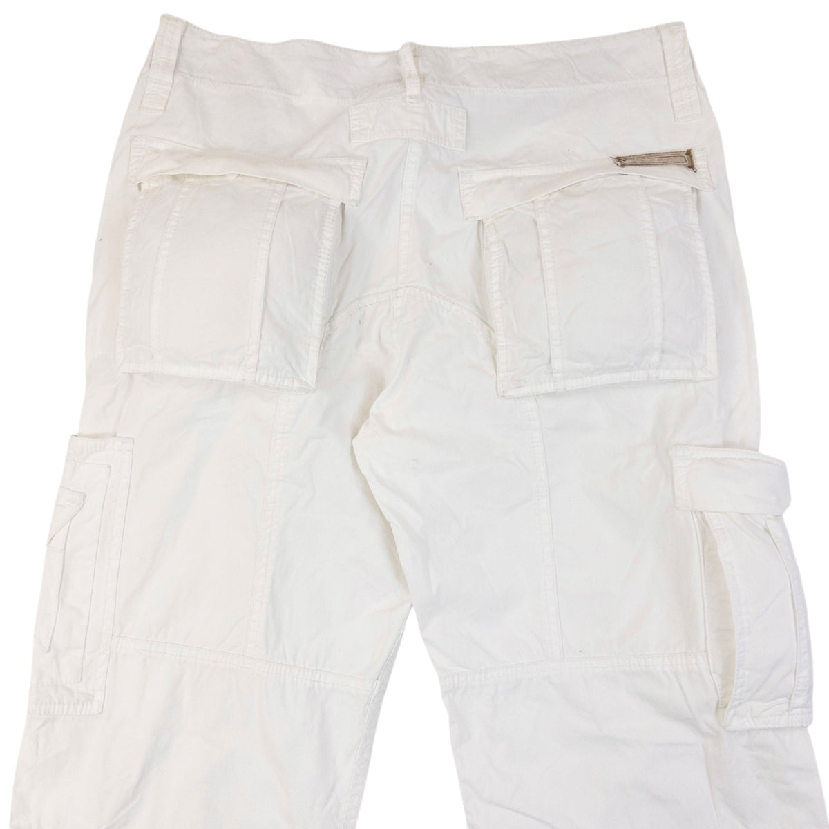 Vintage 2000s Dolce & Gabbana Cargo Trousers Size W35 | W35, White
