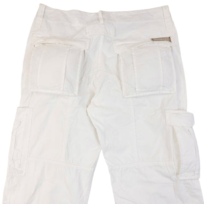 Vintage 2000s Dolce & Gabbana Cargo Trousers Size W35 | W35, White
