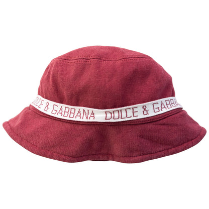 Vintage 2000s Dolce & Gabbana Bucket Hat | O/S, Red