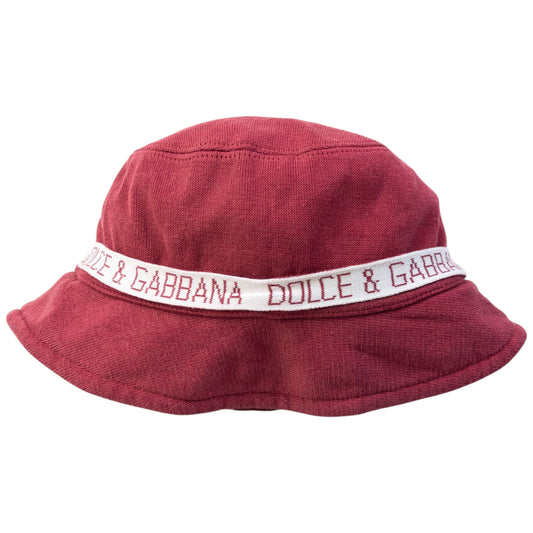 Vintage 2000s Dolce & Gabbana Bucket Hat | O/S, Red