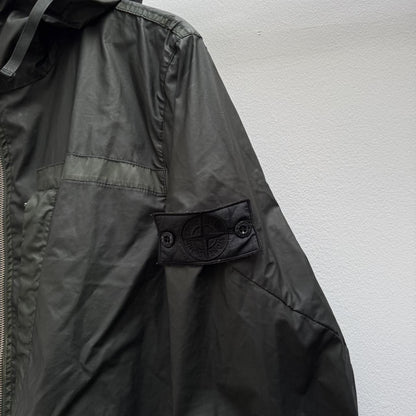 Stone Island Shadow Project Mussola Gommata Parka Jacket (L) | Large, White