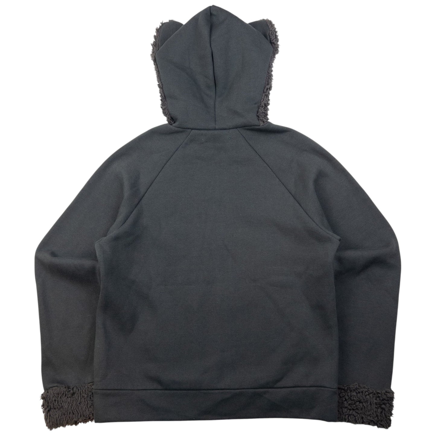 Vintage Ne-Net By Issey Miyake Zip Up Fleece Animal Hoodie Womens Size M