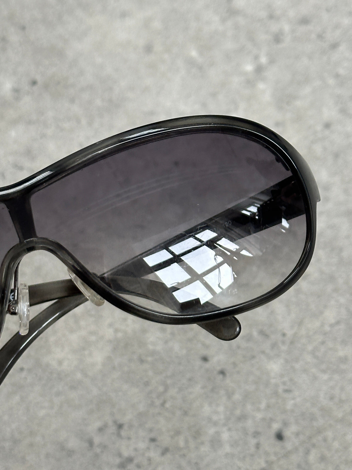 Prada 2000s Wraparound Shield Sunglasses