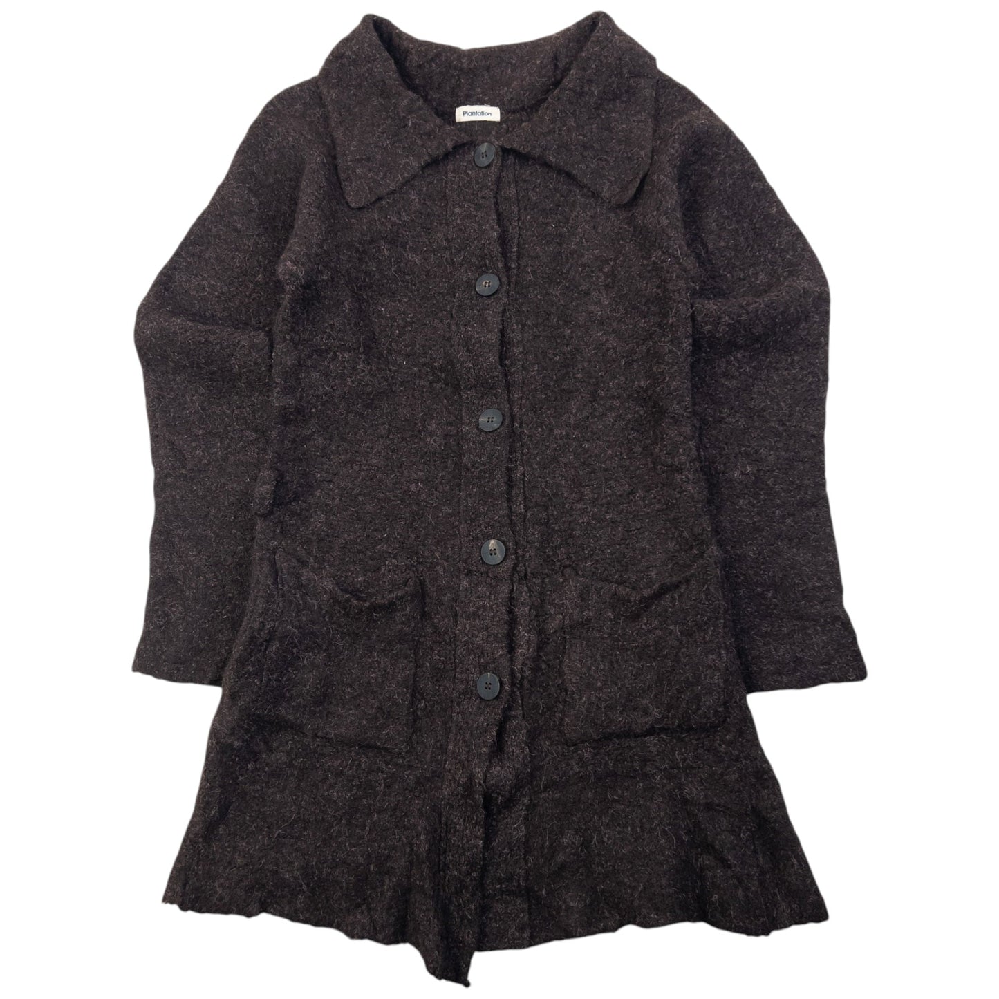 Vintage 90s Plantation By Issey Miyake Wool Jacket Womens Size M | Medium, Brown