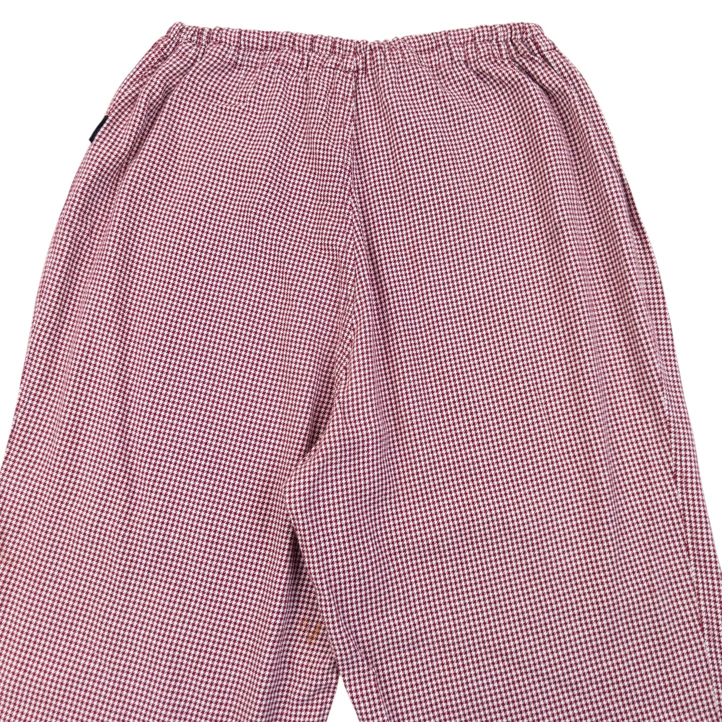 Vintage 90s Yohji Yamamoto Houndstooth Shirt & Bottoms Pyjama Set Size M | Medium, Red