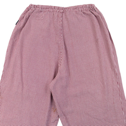 Vintage 90s Yohji Yamamoto Houndstooth Shirt & Bottoms Pyjama Set Size M | Medium, Red