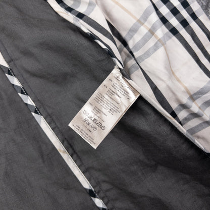 Vintage 2000s Burberry Metallic Trench Jacket Womens Size M