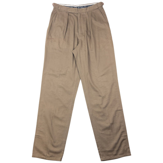 Vintage 90s Armani Jeans Pleated Trousers Size W31