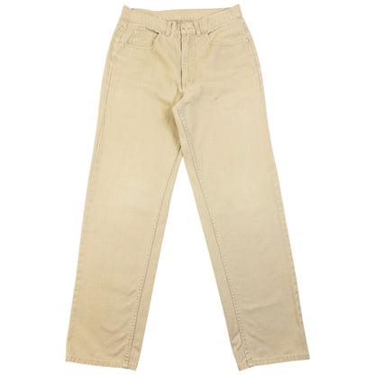 Vintage 90s YSL Yves Saint Laurent Denim Jeans Size W29 | W29, Beige