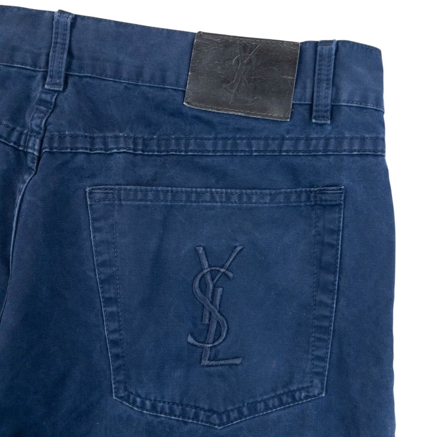 Vintage 2000s YSL Yves Saint Laurent Embroidered Chino Trousers Size W34 | W34, Multicoloured