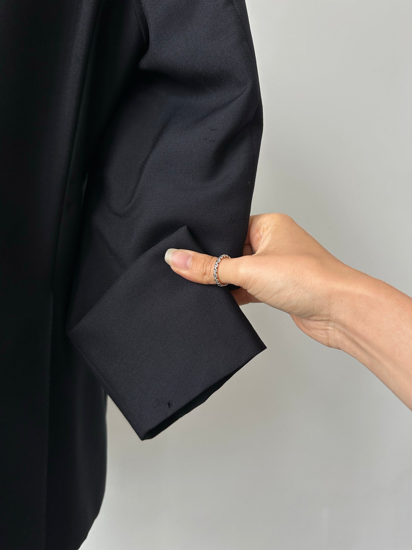 Burberry 1990s Wool Mohair Double Breasted Blazer - L/XL